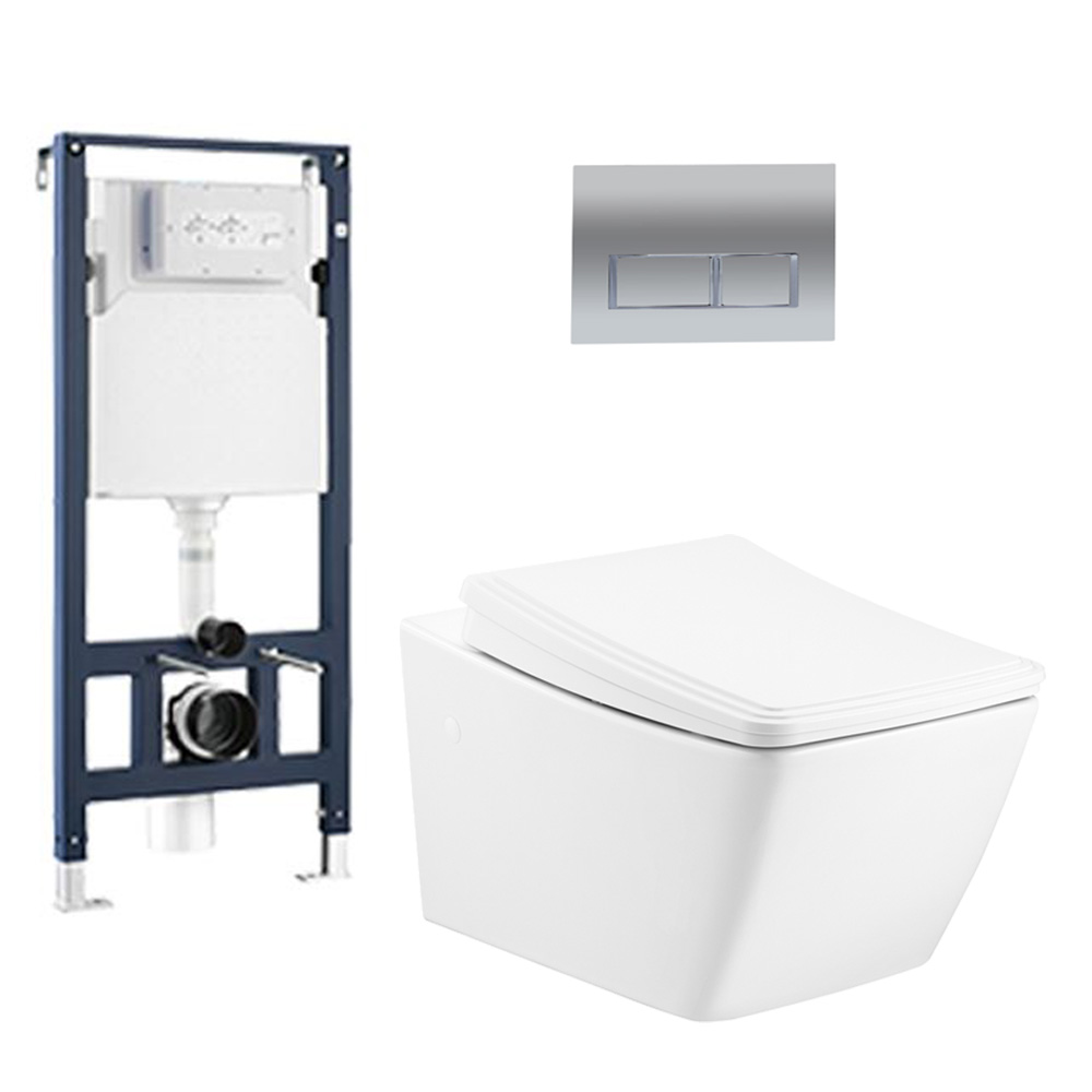 Bồn cầu treo tường COTTO SC19337 nắp êm dòng Thantara SC19337