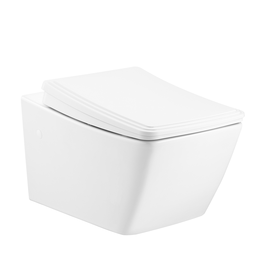 Bồn cầu treo tường COTTO SC19337 nắp êm dòng Thantara SC19337 - 3