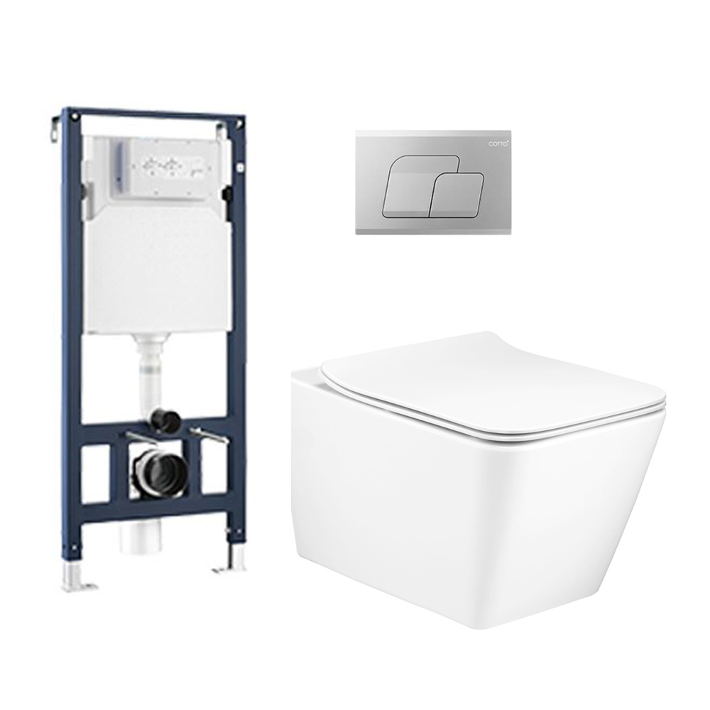 Bồn cầu treo tường COTTO SC197627(F) nắp êm dòng Simply Modish SC197627(F) - 3