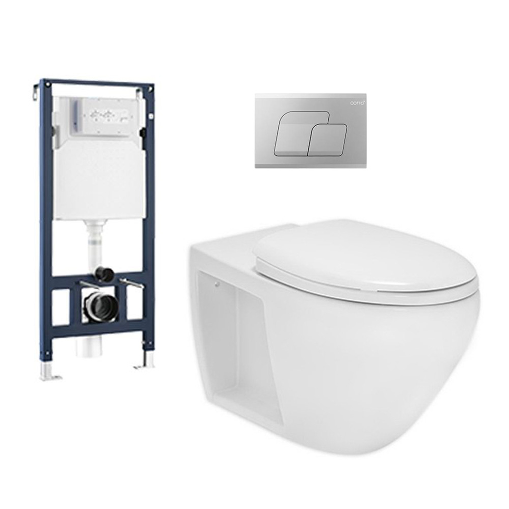 Bồn cầu treo tường COTTO SC198517(F) nắp êm dòng Unique SC198517(F)