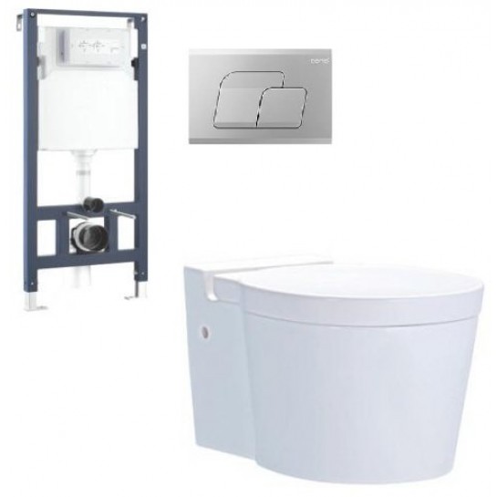 Bồn cầu treo tường COTTO SC198817(F) nắp êm SC198817(F)