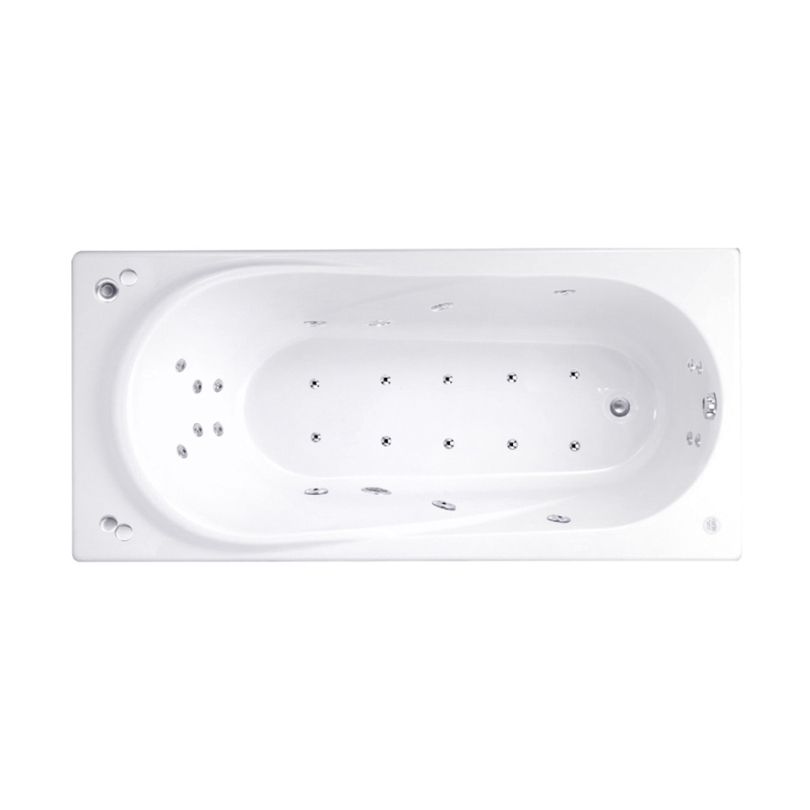 Bồn tắm COTTO BWA1052PP massage xây bệ