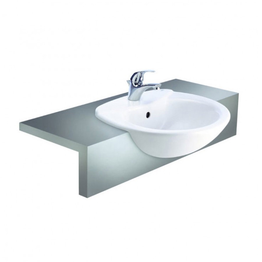 Chậu rửa mặt lavabo bán âm COTTO C0240 Julia C0240