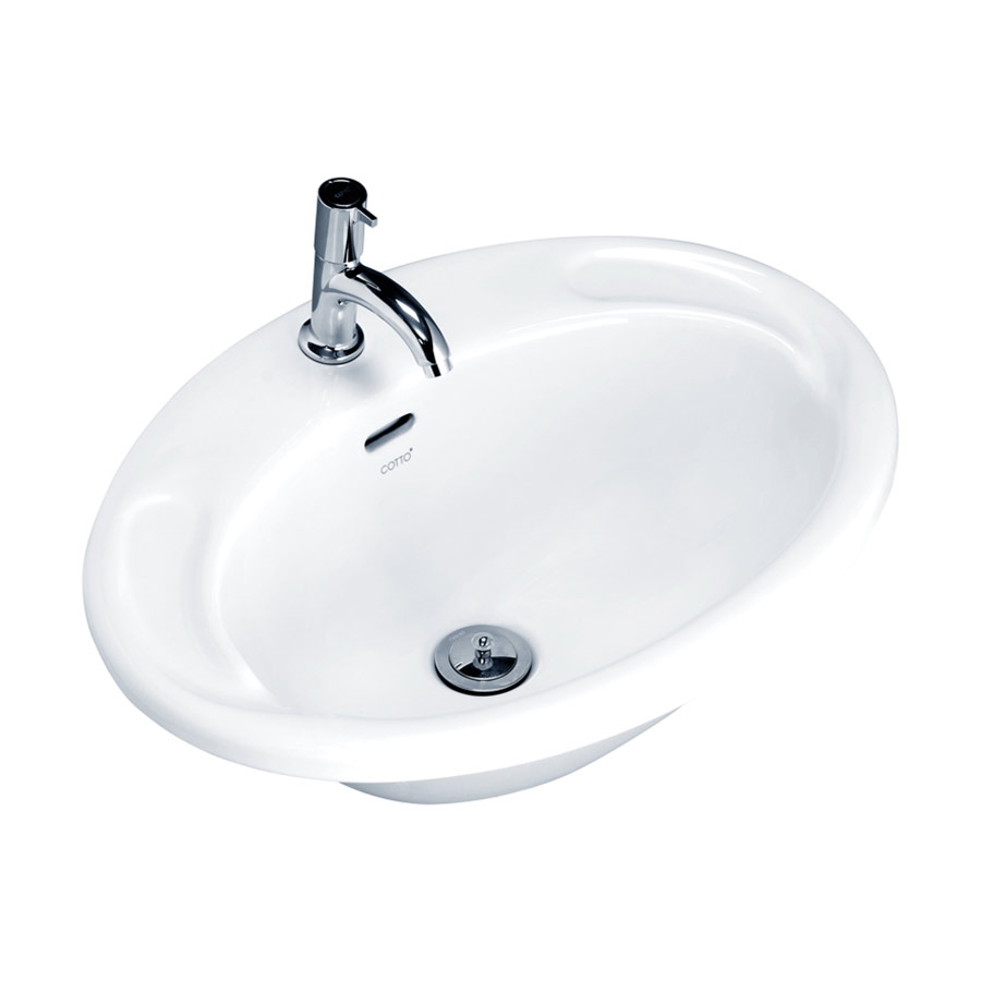 Chậu lavabo dương vành COTTO C007 Jade C007