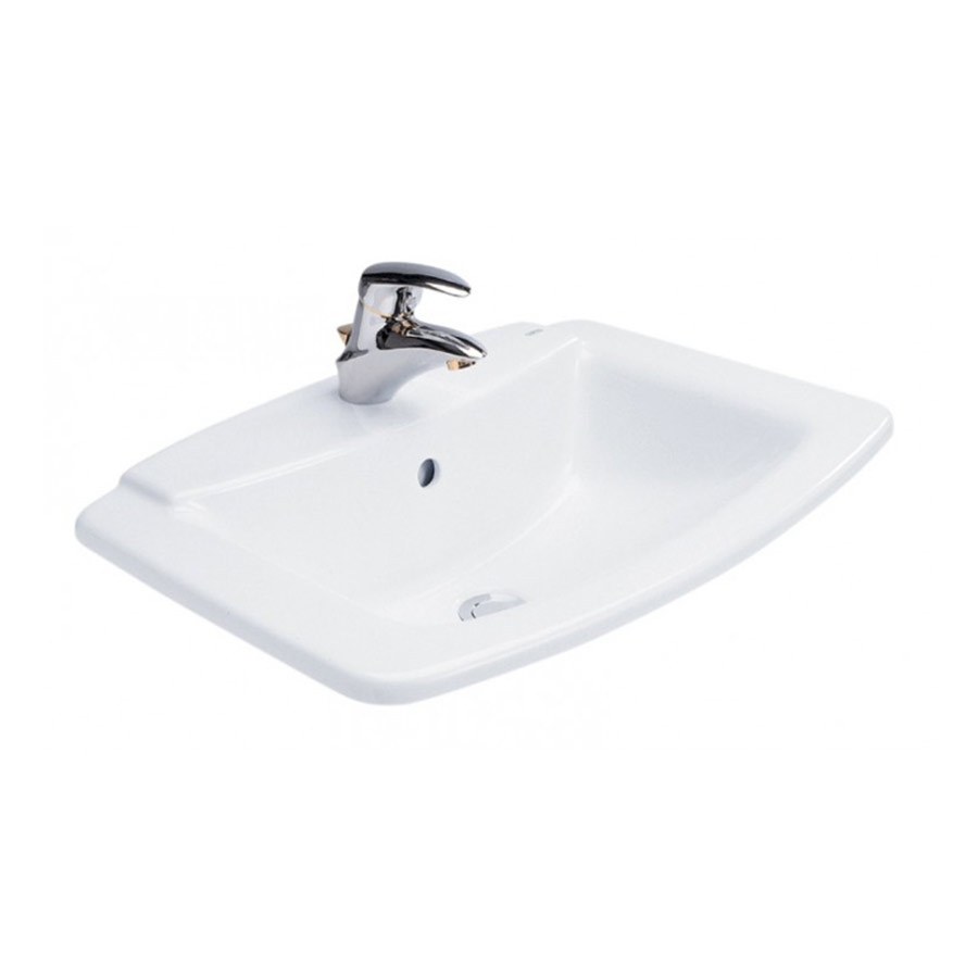 Chậu lavabo dương vành COTTO C0110 Victor C0110