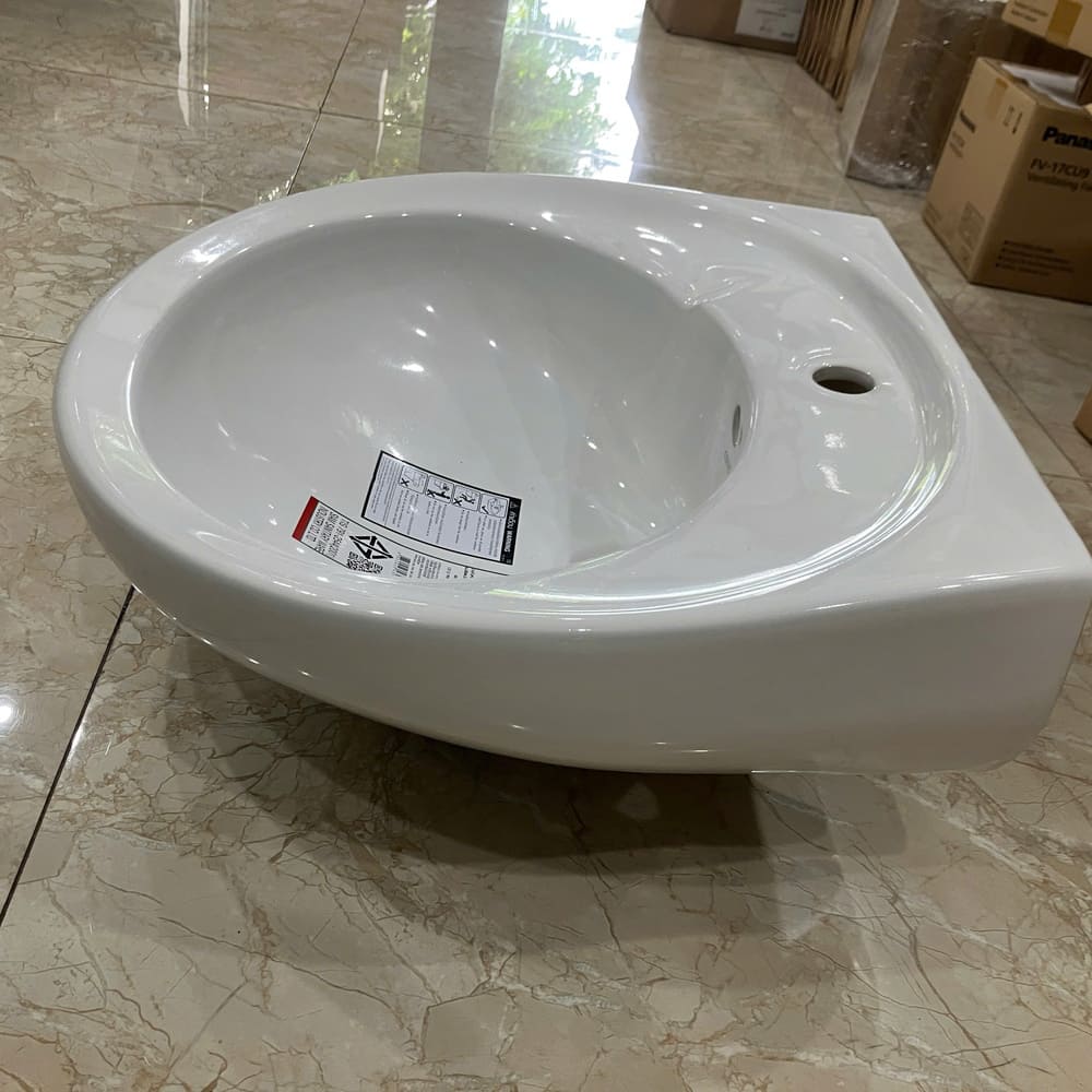 Chậu lavabo treo tường COTTO C012 Ken C012 - 4