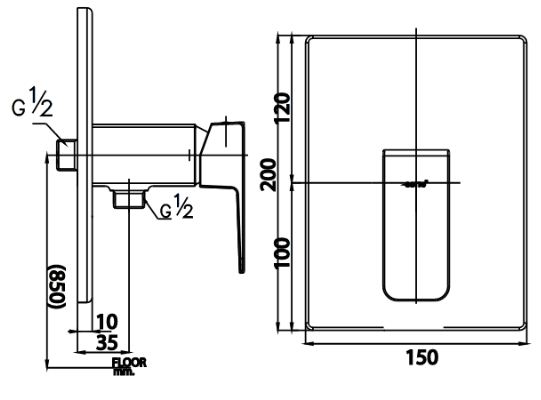 Củ sen lạnh COTTO CT1173A CT1173A - 2