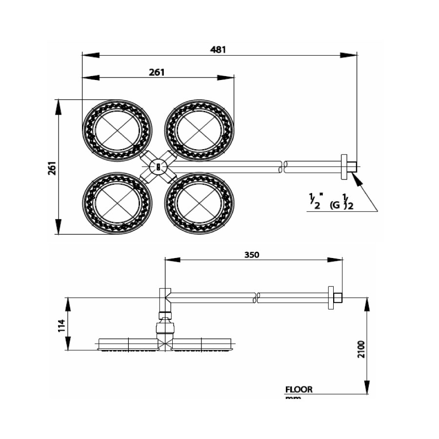 Bát sen COTTO Z74 gắn tường 1 chức năng Z74 - 2