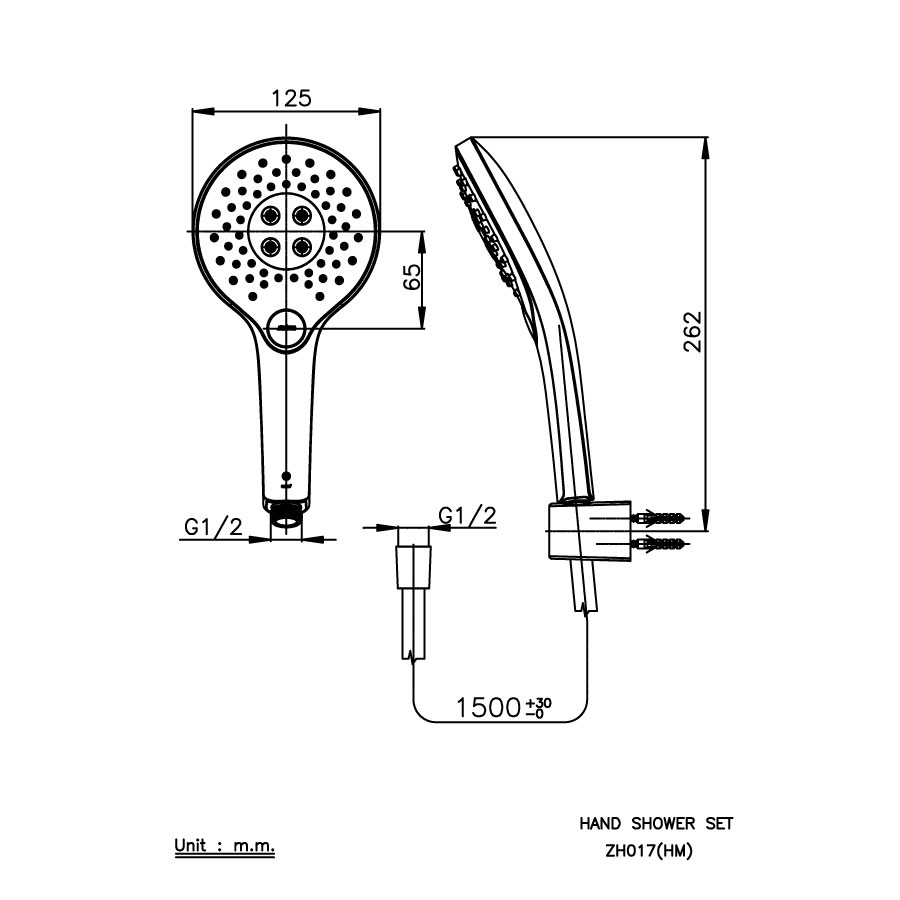 Tay sen tắm COTTO ZH017(HM) 3 chức năng ZH017(HM) - 2