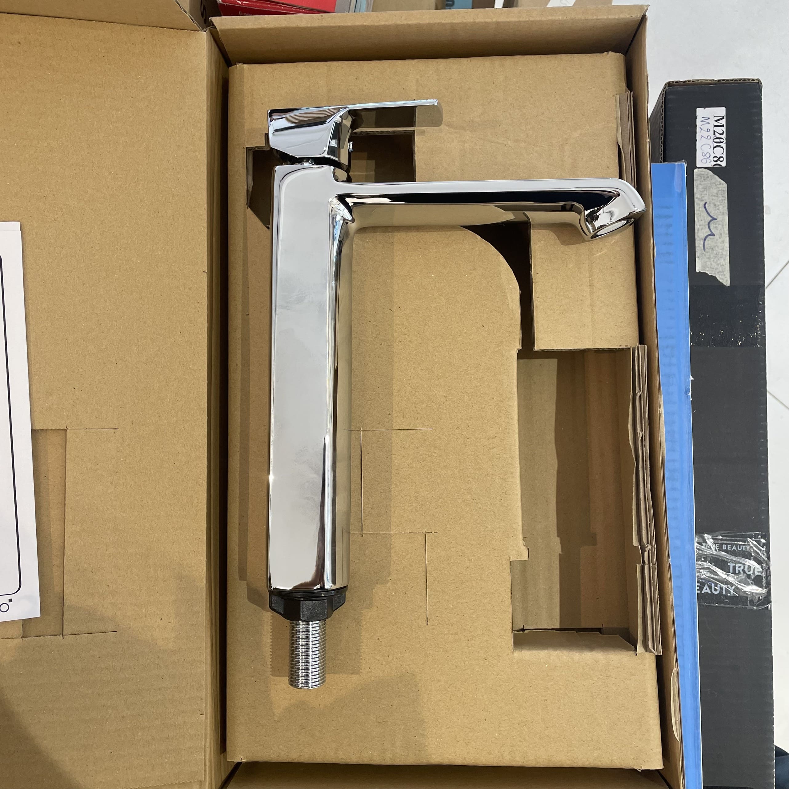 Vòi chậu lavabo COTTO CT1182AY lạnh thân cao Cubic CT1182AY - 2