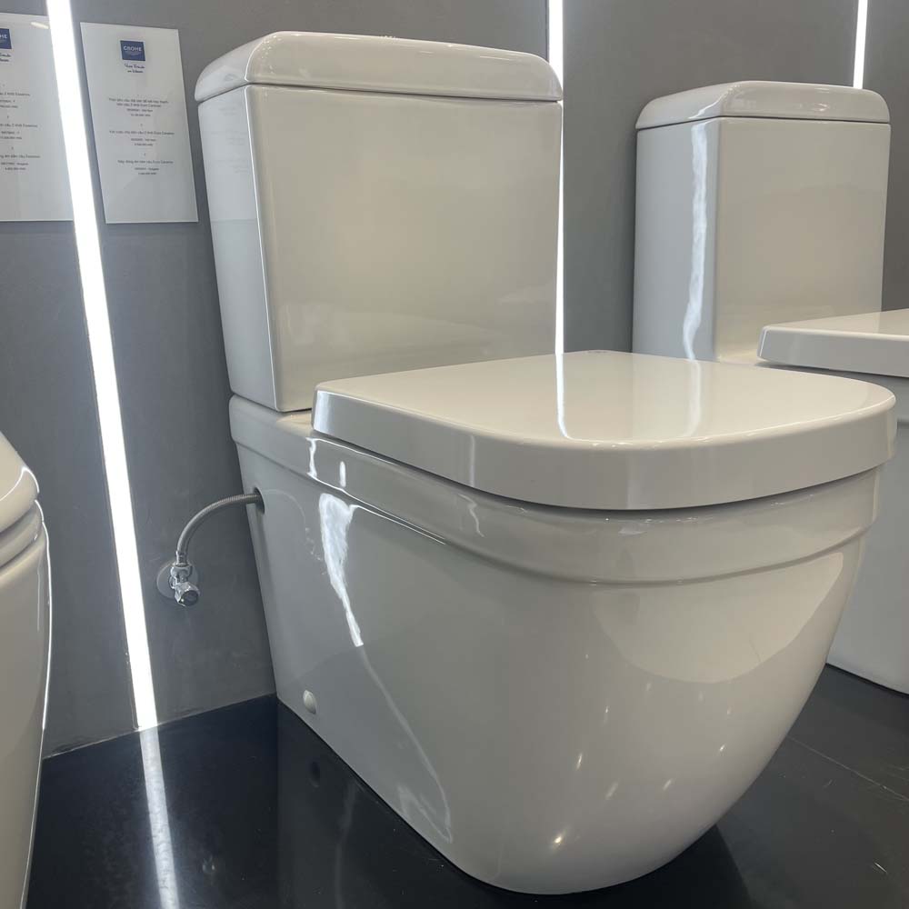 Thân bồn cầu 2 khối Euro Ceramic 3933800H 3933800H - 2