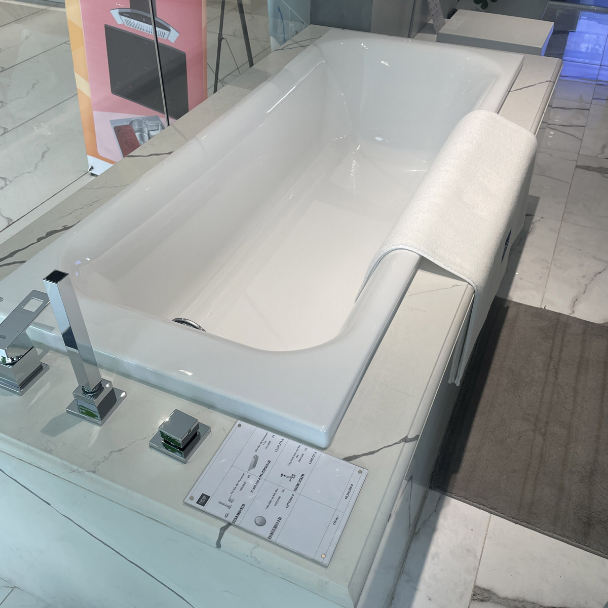 Bồn tắm xây 1m7 Eurosmart Grohe 39150000 - 3