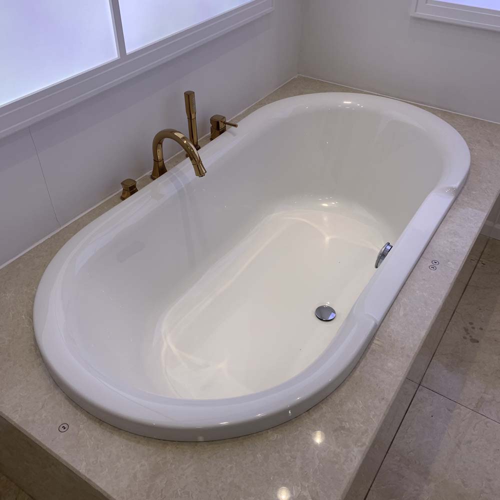 Bồn tắm xây 1m8 Eurocosmo Grohe 39154000 - 4