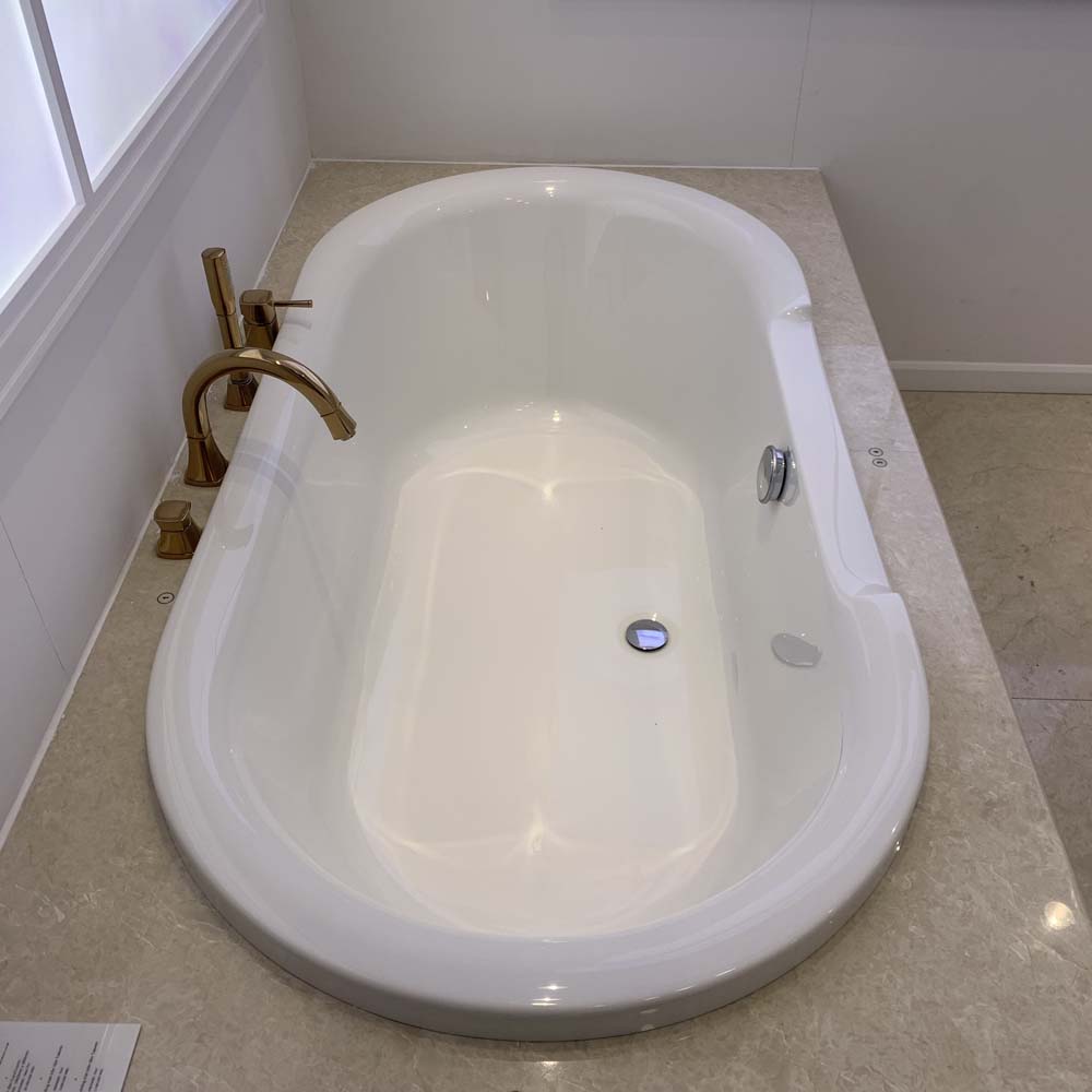 Bồn tắm xây 1m8 Eurocosmo Grohe 39154000 - 3