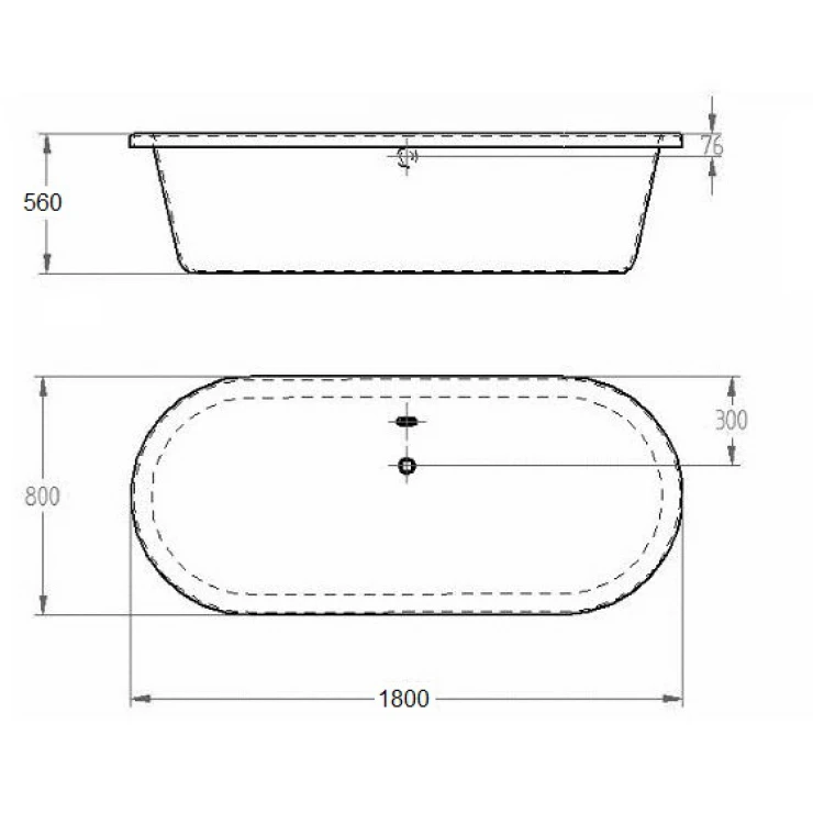 Bồn tắm xây 1m8 Eurocube Grohe 39159000 - 6
