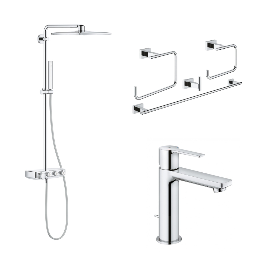 Combo sen vòi cao cấp và phụ kiện SMC Lineare GROHE 119197 119197