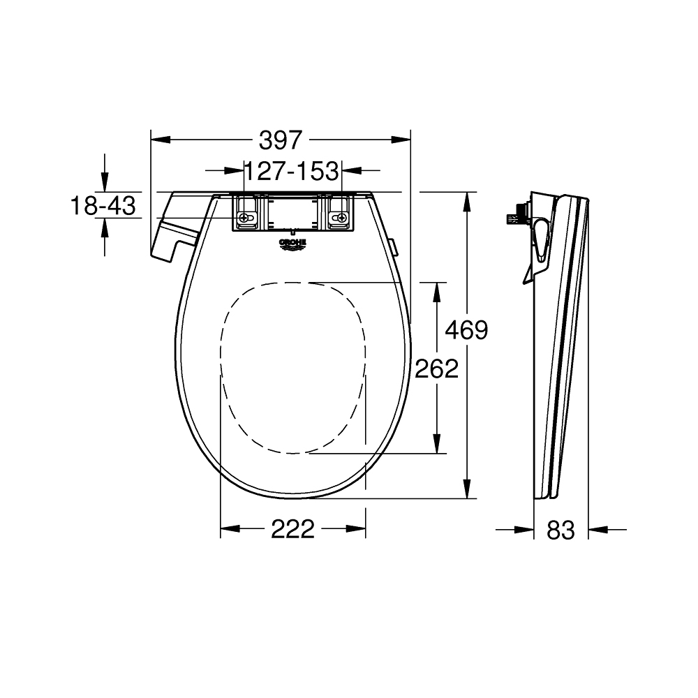 Nắp rửa cơ GROHE - 2