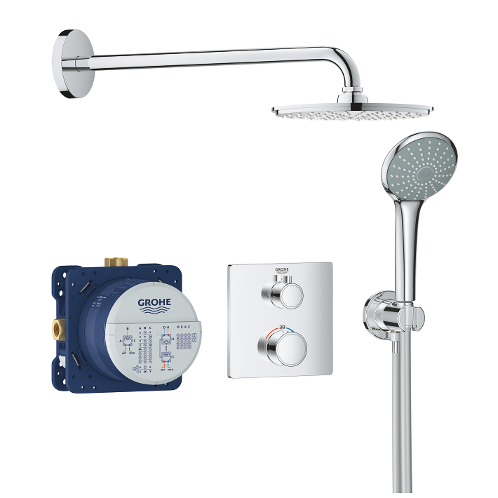 Bộ sen âm tường ổn nhiệt GROHE 34734000 34734000