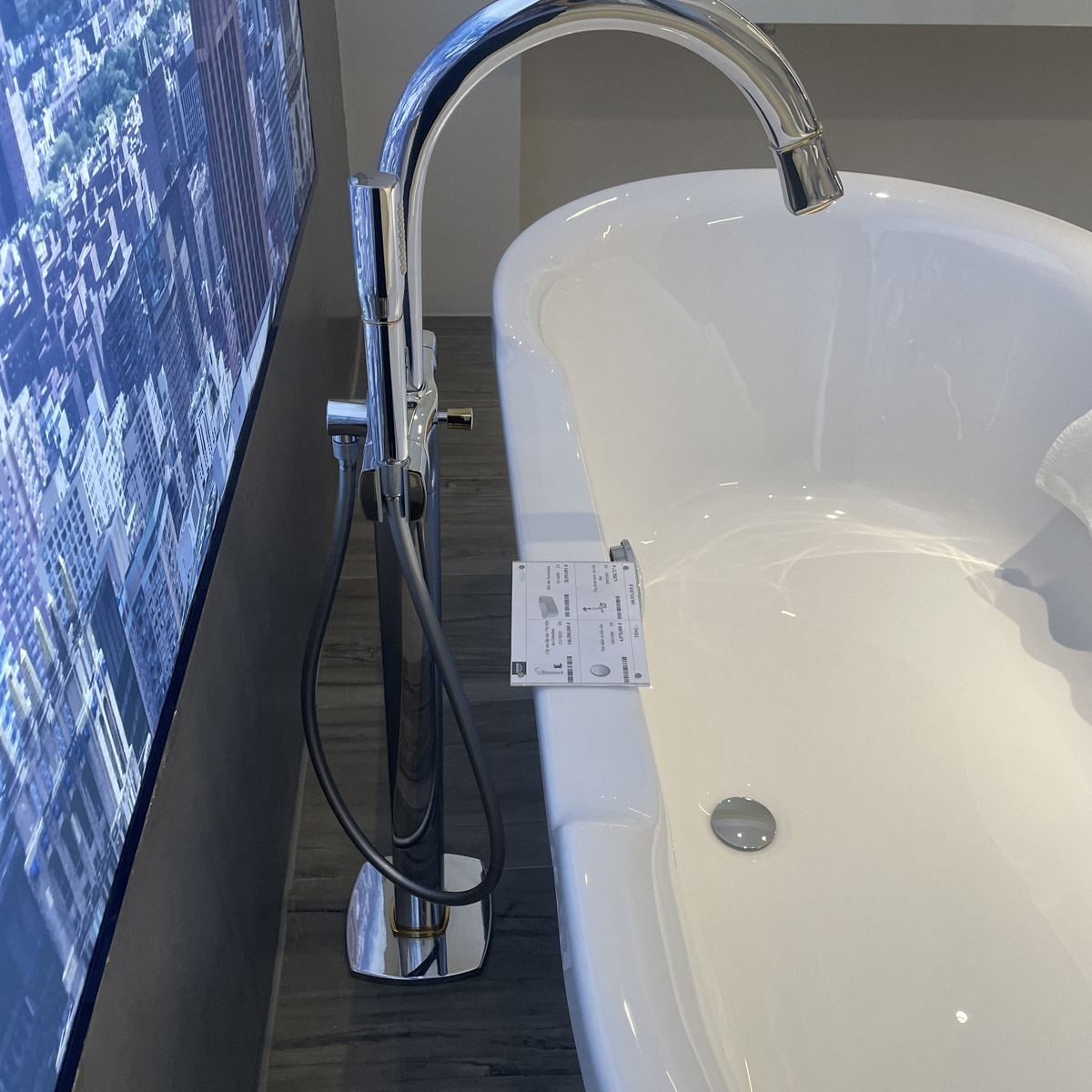 Vòi xả bồn tắm đặt sàn Grandera GROHE 23318IG0 - 6