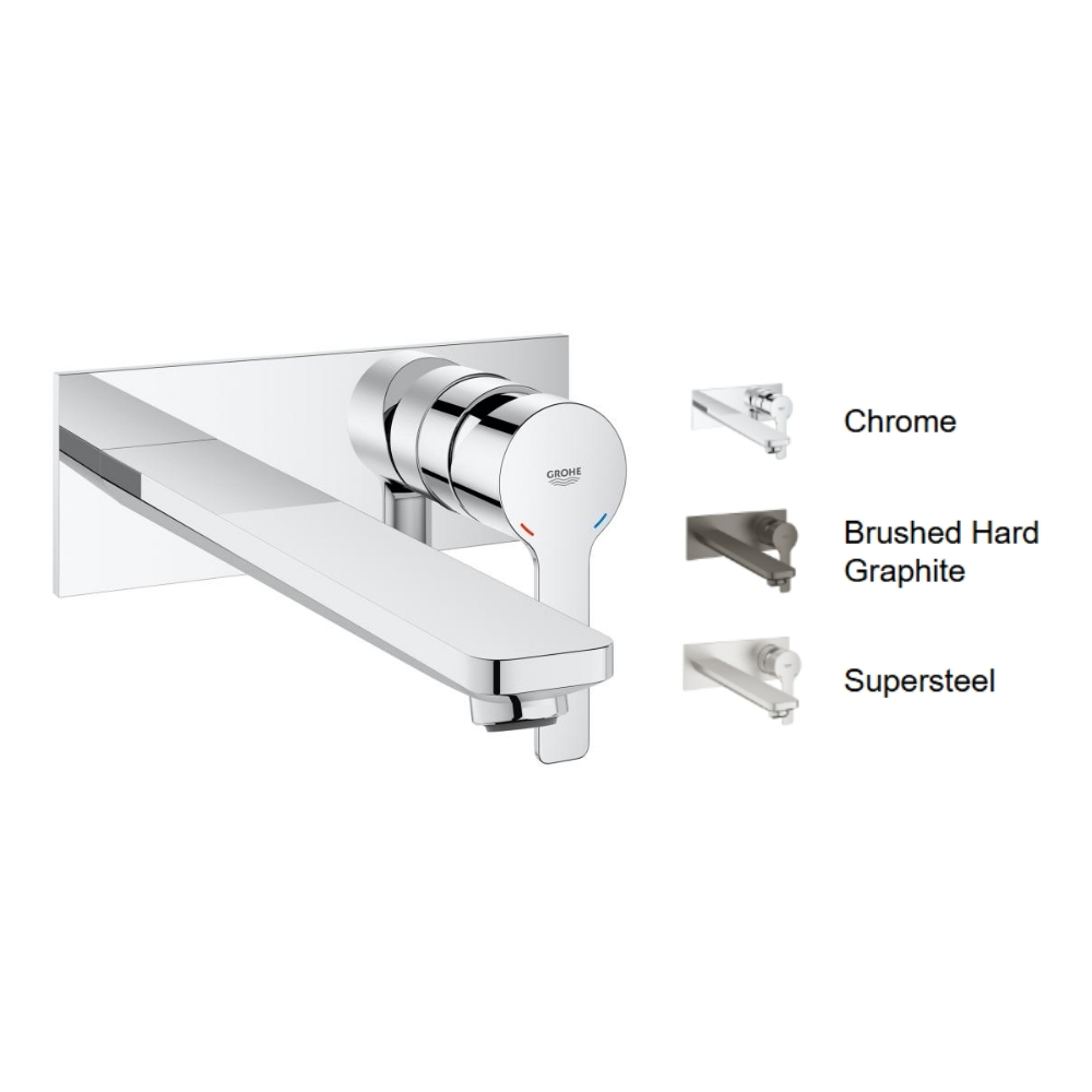 Vòi chậu nóng lạnh 2 lỗ gắn tường Lineare L-Size GROHE 23444001 23444001