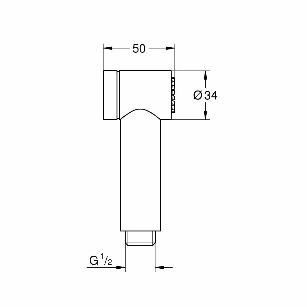 Đầu vòi xịt vệ sinh Sena Trigger Spray 35 GROHE 26328000 - 2