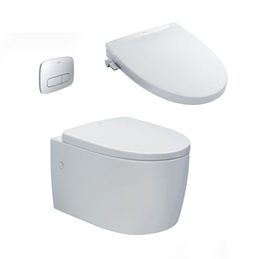 Bồn cầu treo tường nắp rửa cơ INAX AC-952 + CW-S32VN AC-952+CW-S32VN/BW1