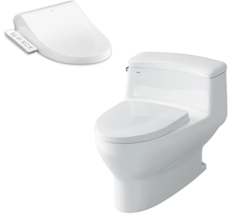 Bồn cầu 1 khối nắp điện tử INAX AC-4005 + CW-H17VN AC-4005+CW-H17VN/BW1