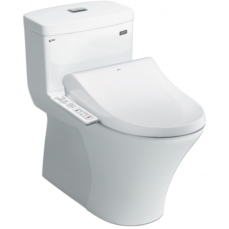 Bồn cầu 1 khối nắp điện tử INAX AC-900R + CW-H18VN AC-900R+CW-H18VN/BW1
