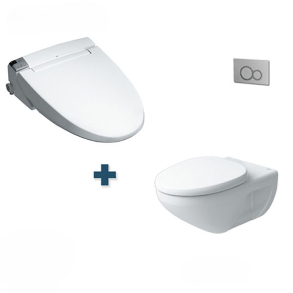 Bồn cầu treo tường nắp điện tử INAX AC-23P + CW-KA22AVN AC-23P+CW-KA22AVN/BW1