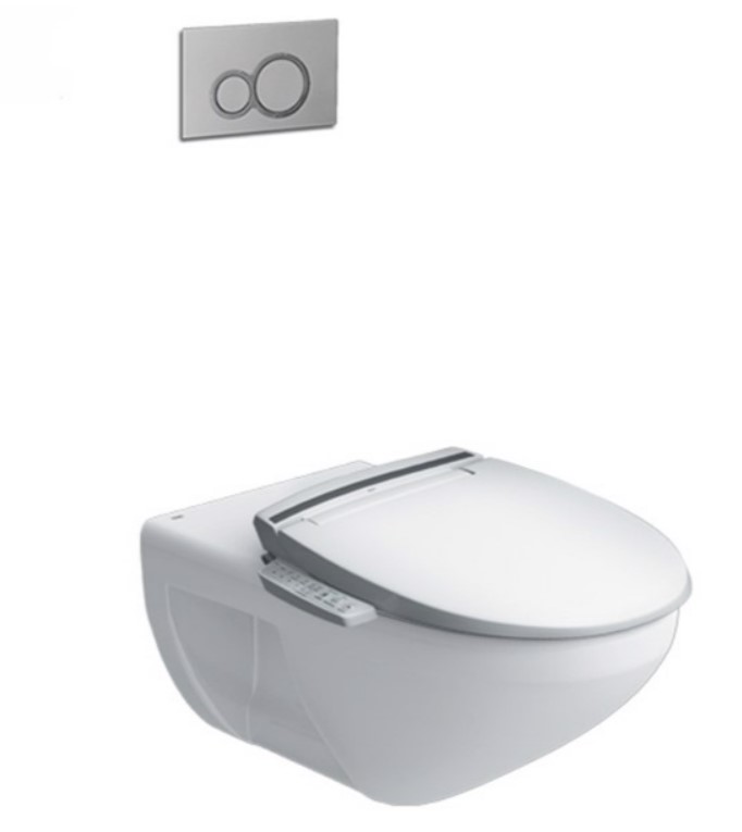 Bồn cầu treo tường nắp điện tử INAX AC-23P + CW-KB22AVN AC-23P+CW-KB22AVN/BW1