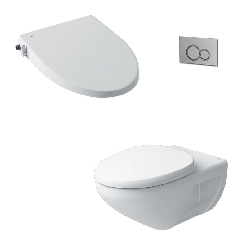 Bồn cầu treo tường nắp rửa cơ INAX AC-23P + CW-S15VN AC-23P+CW-S15VN/BW1