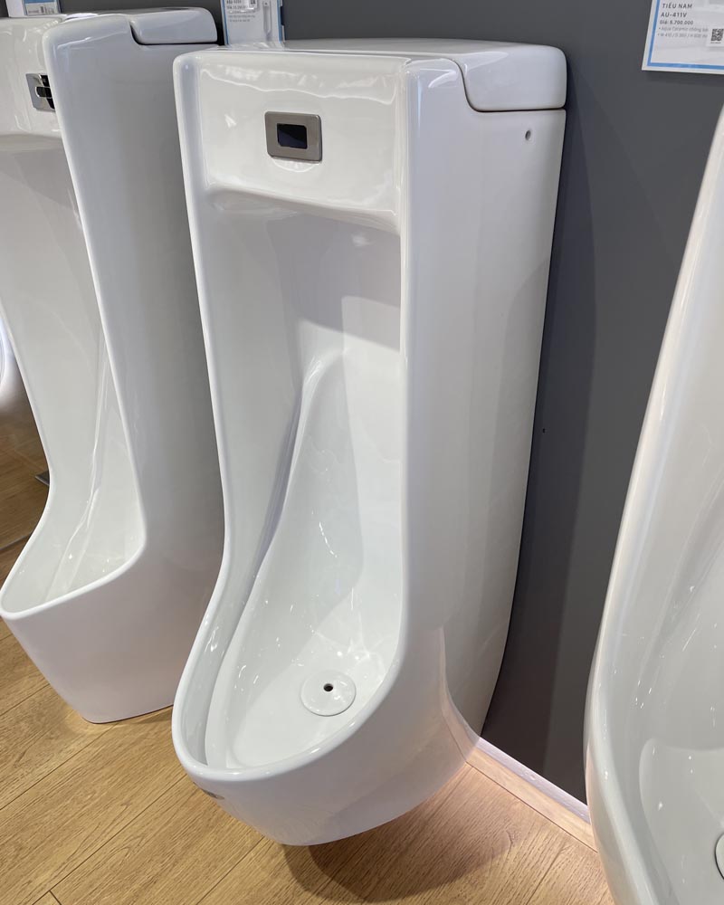 Bồn tiểu nam INAX ASU-500V (ASU500V) van xả cảm ứng ASU-500V/BW1 - 4
