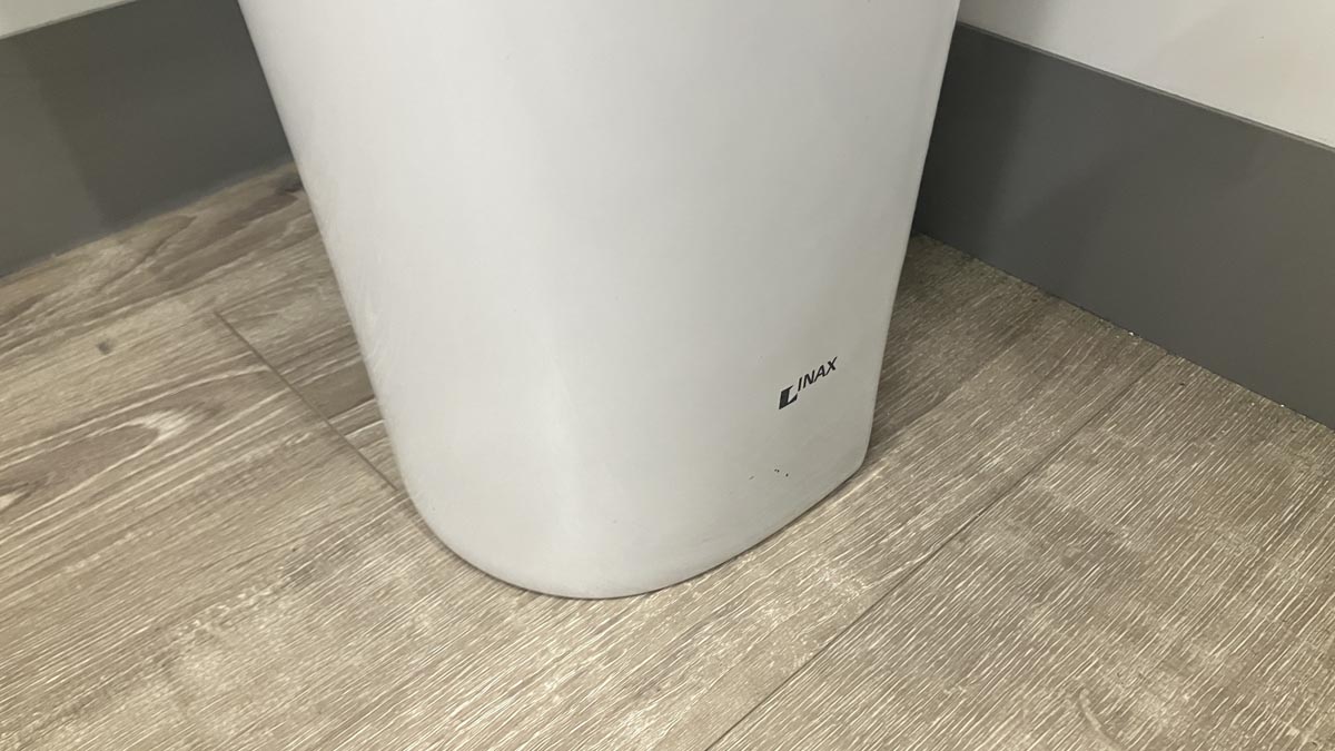 Chân chậu lavabo dài INAX L-288VD (L288VD) L-288VD/BW1 - 5