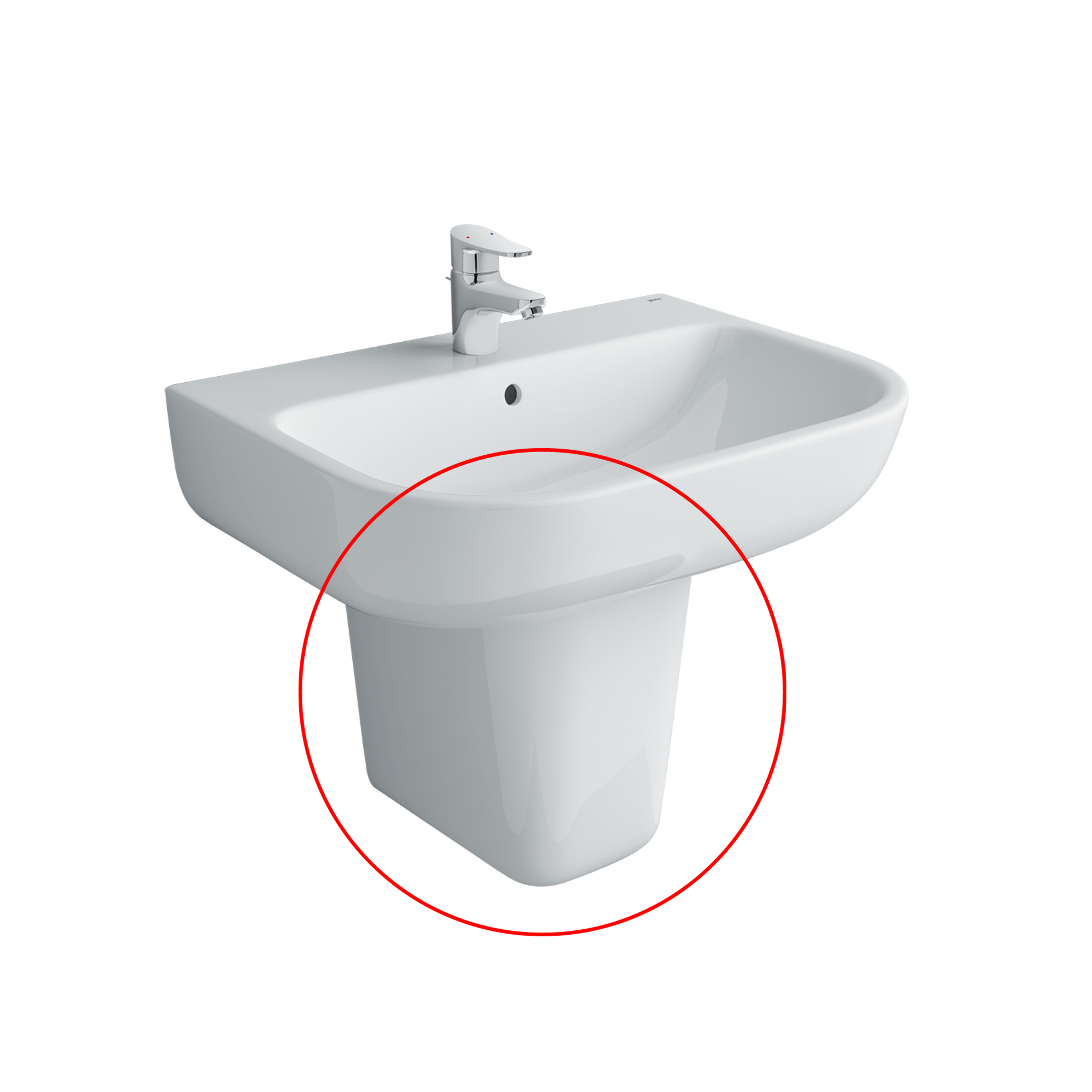 Chân chậu lavabo lửng INAX L-298VC (L298VC) L-298VC/BW1