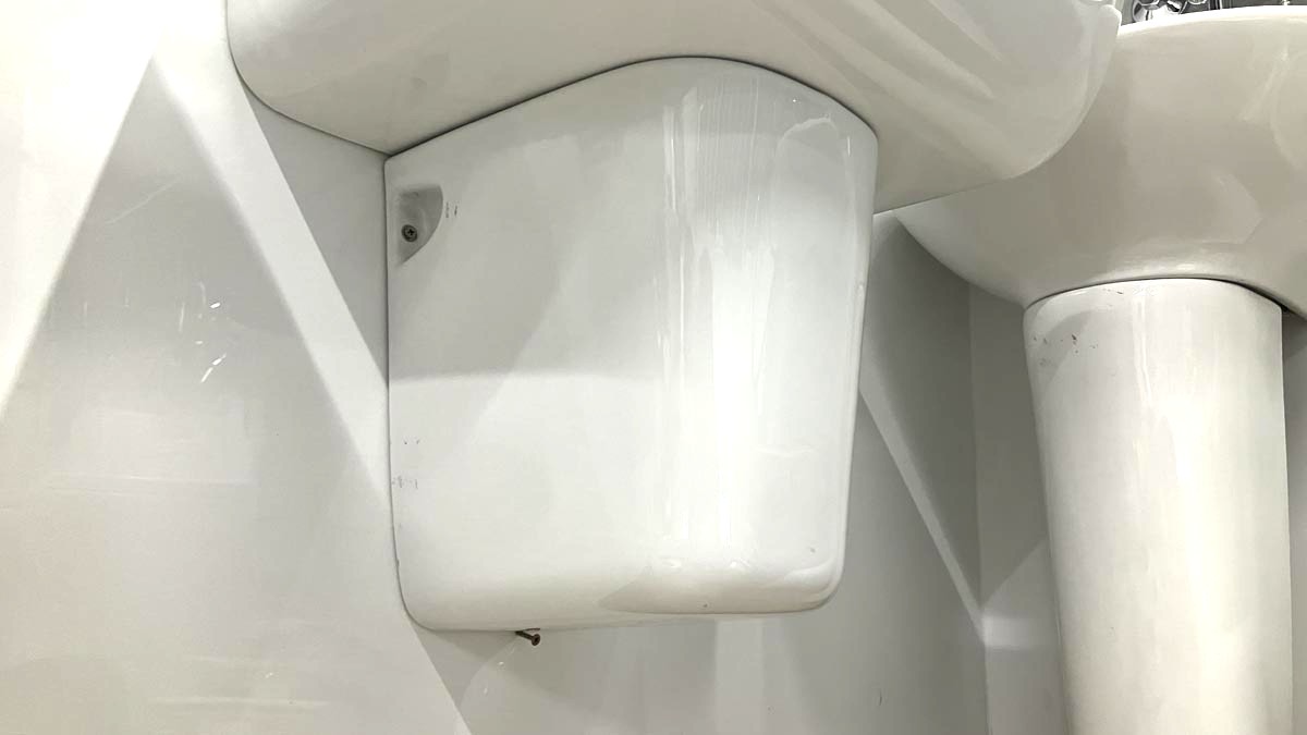 Chân chậu lavabo lửng INAX L-298VC (L298VC) L-298VC/BW1 - 4