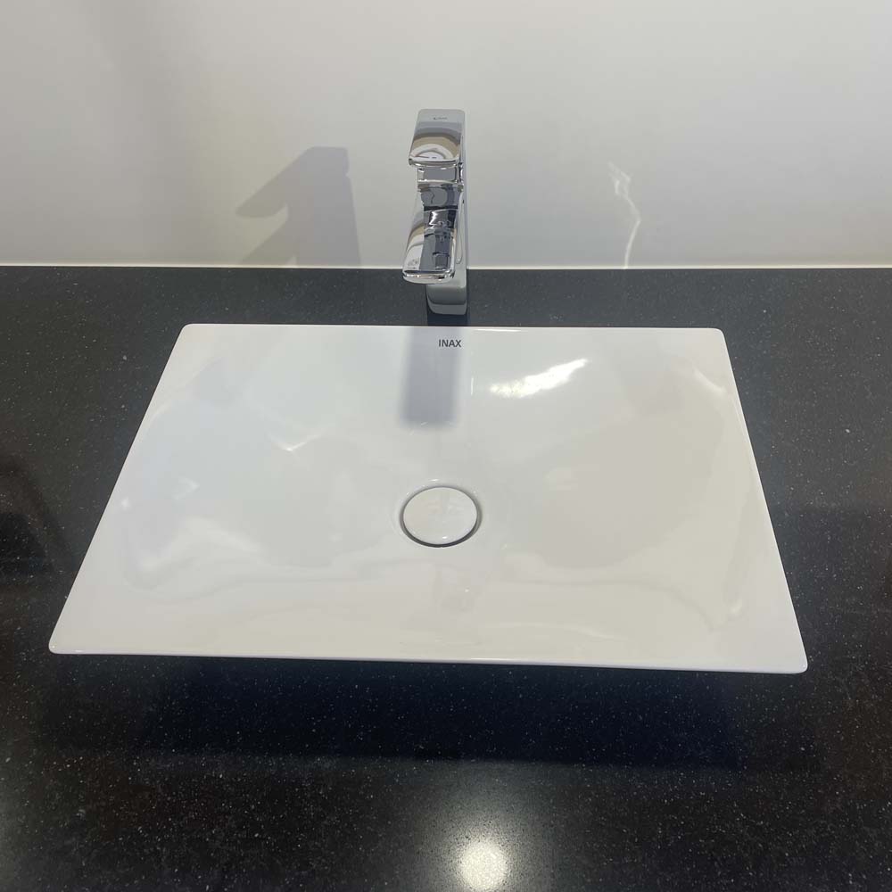 Chậu rửa lavabo đặt bàn INAX AL-S610V (ALS610V) men Aqua Ceramic AL-S610V/BW1 - 5