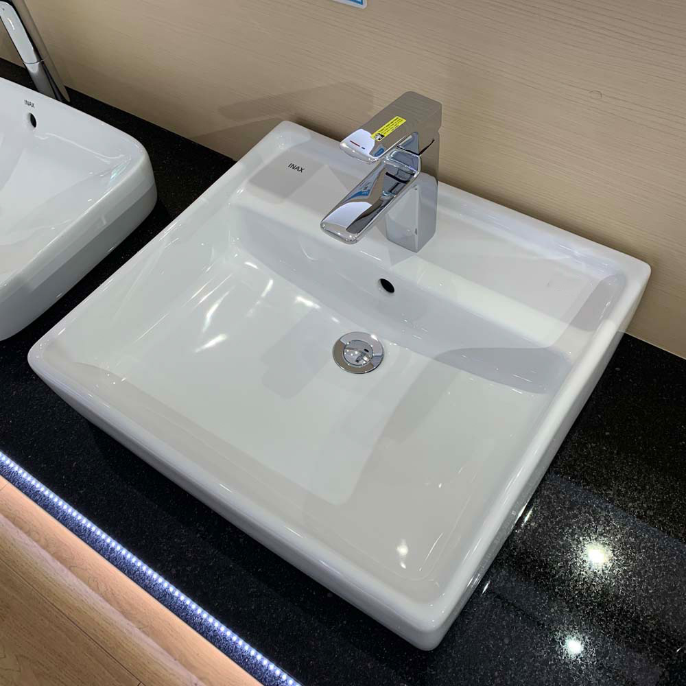 Chậu rửa lavabo đặt bàn INAX L-293V (L293V) (L-293VFC) L-293VFC/BW1 - 3