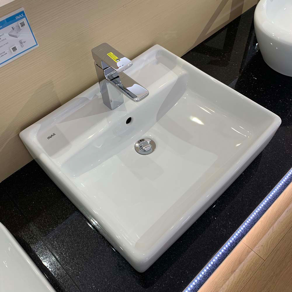 Chậu rửa lavabo đặt bàn INAX L-293V (L293V) (L-293VFC) L-293VFC/BW1 - 5