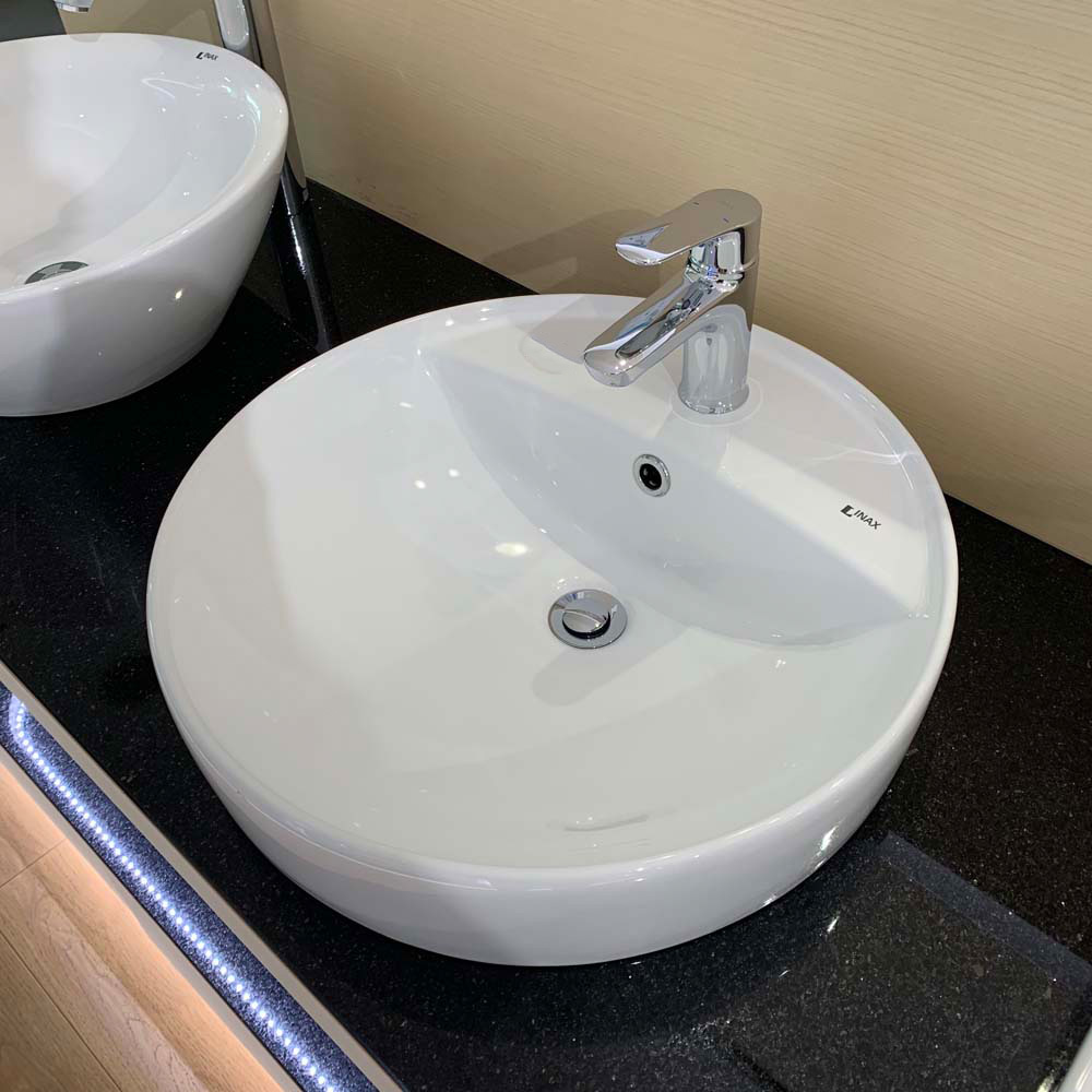 Chậu rửa lavabo đặt bàn INAX L-294V (L294V) (L-294VFC) L-294VFC/BW1 - 3