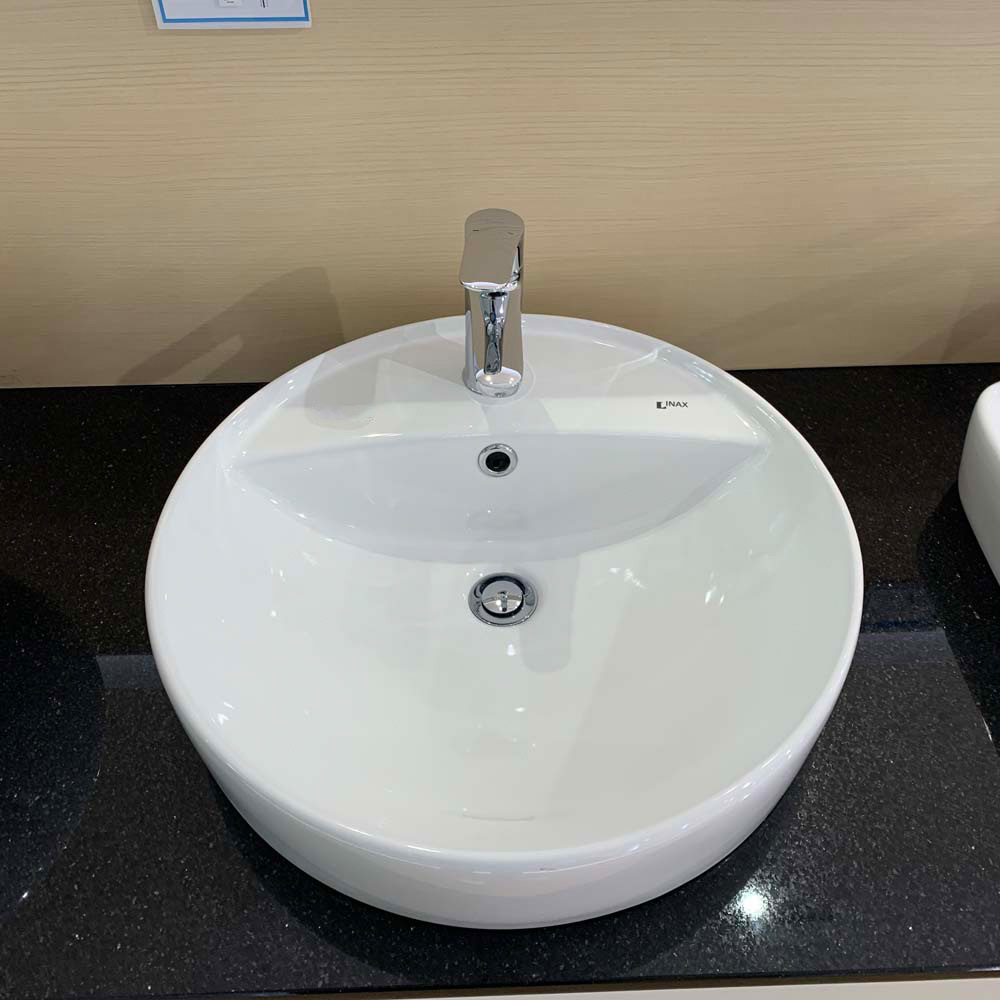 Chậu rửa lavabo đặt bàn INAX L-294V (L294V) (L-294VFC) L-294VFC/BW1 - 4