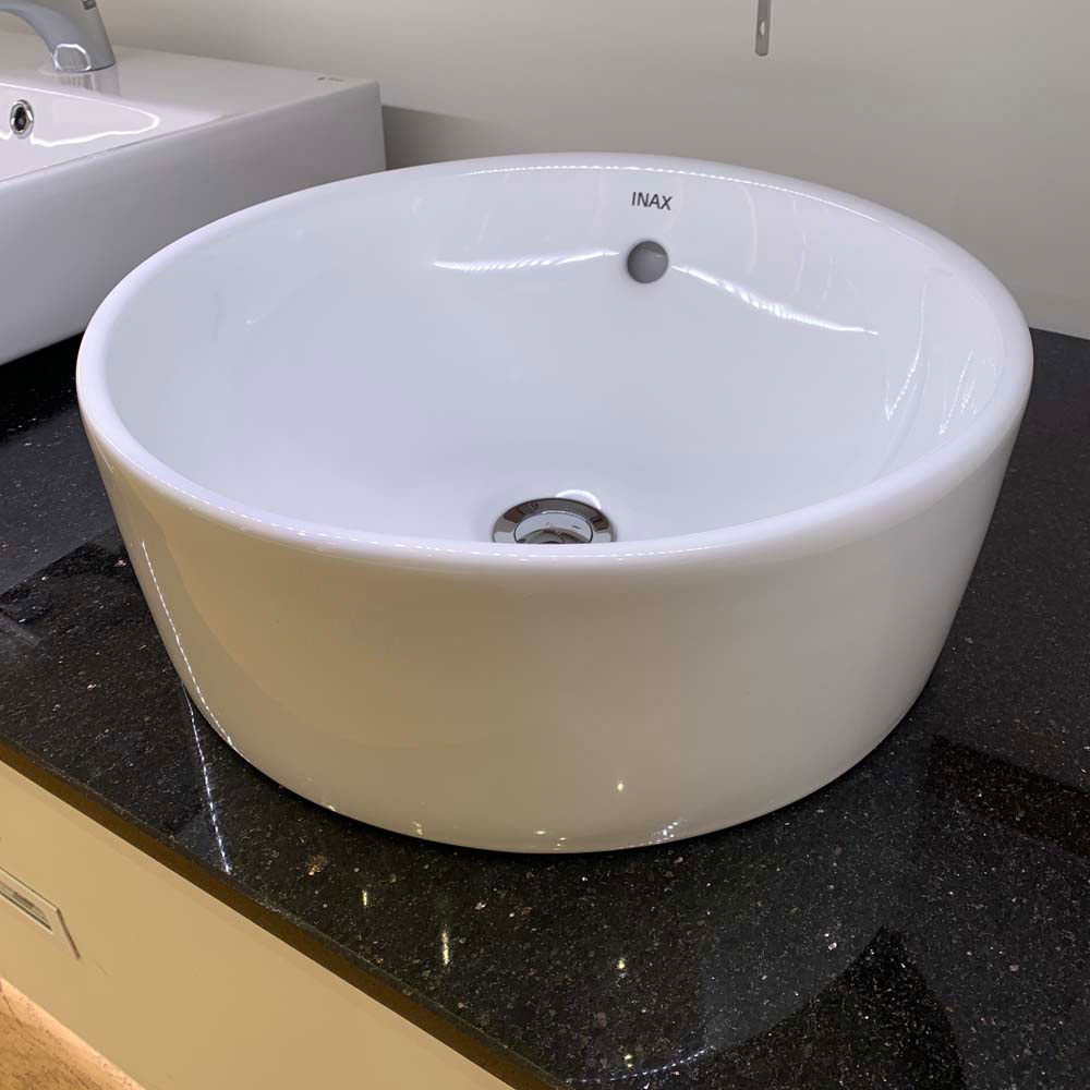 Chậu rửa lavabo đặt bàn INAX L-295V (L295V) L-295V/BW1 - 2