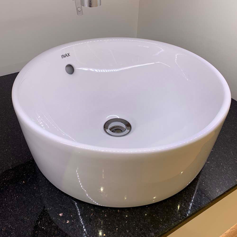 Chậu rửa lavabo đặt bàn INAX L-295V (L295V) L-295V/BW1 - 5