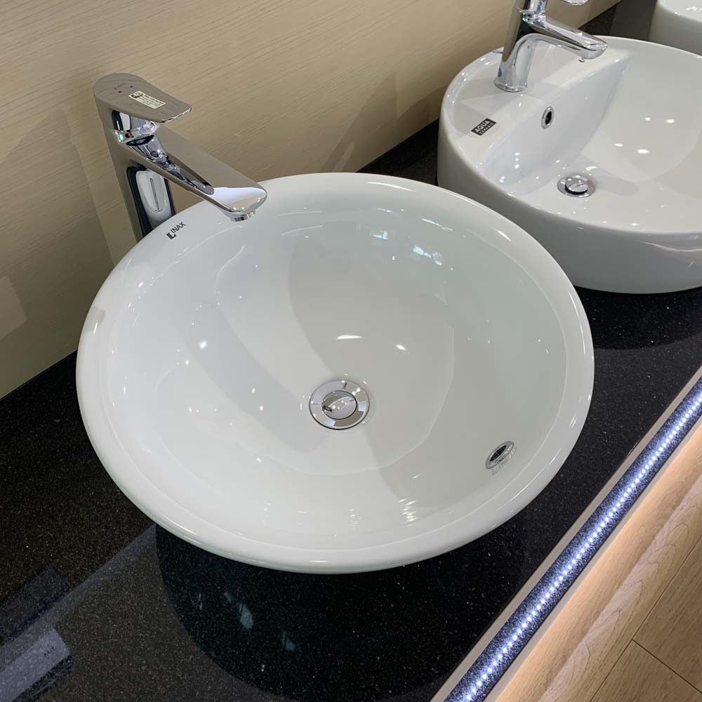Chậu rửa lavabo đặt bàn INAX L-445V (L445V) L-445V/BW1 - 2