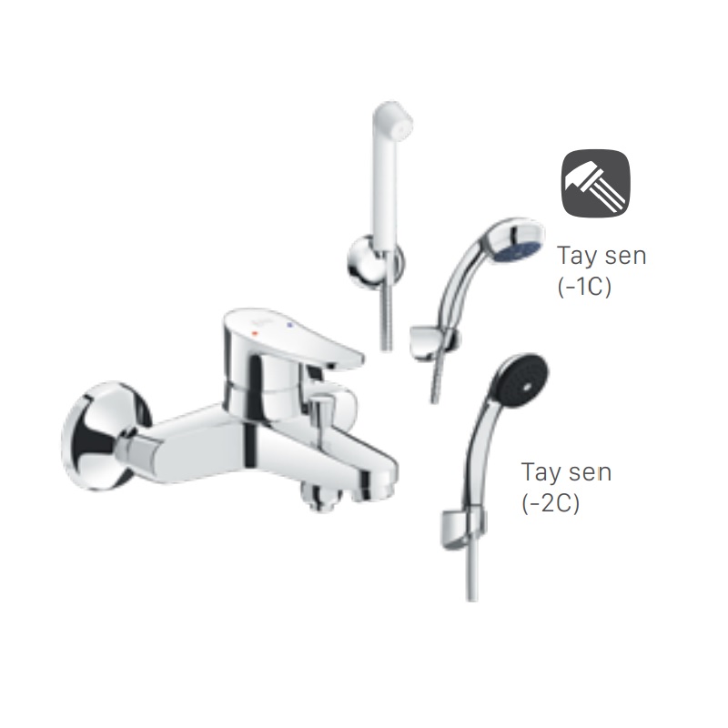 Bộ vòi sen tắm nóng lạnh INAX BFV-1003S-1C (BFV1003S1C) BFV-1003S-1C - 3