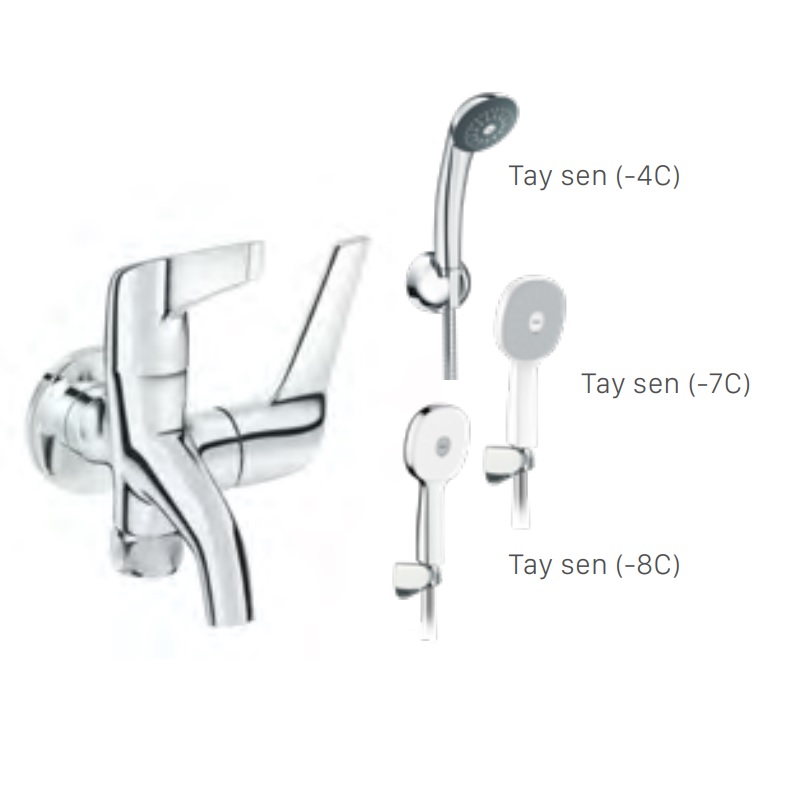 Bộ vòi sen tắm lạnh INAX BFV-17-7C (BFV177C) BFV-17-7C - 3