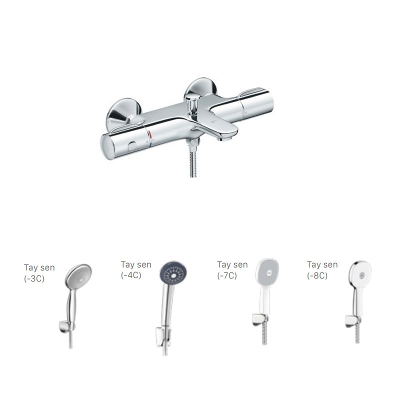 Sen tắm nhiệt độ INAX BFV-3413T-3C (BFV3413T3C) BFV-3413T-3C - 4