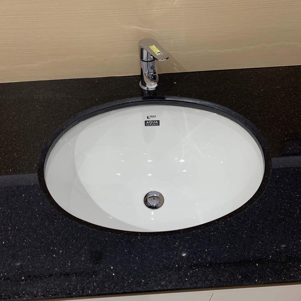 Chậu rửa mặt lavabo âm bàn INAX AL-2293V/BW1 men Aqua Ceramic AL-2293V/BW1 - 4