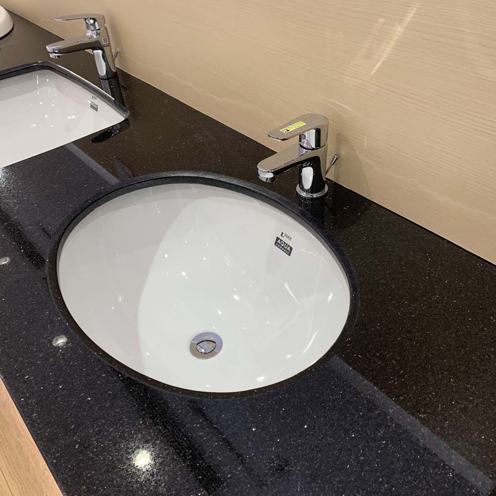 Chậu rửa mặt lavabo âm bàn INAX AL-2293V/BW1 men Aqua Ceramic AL-2293V/BW1 - 6