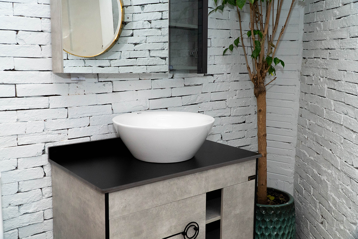 Chậu rửa lavabo đặt bàn INAX L-445V (L445V) L-445V/BW1 - 6