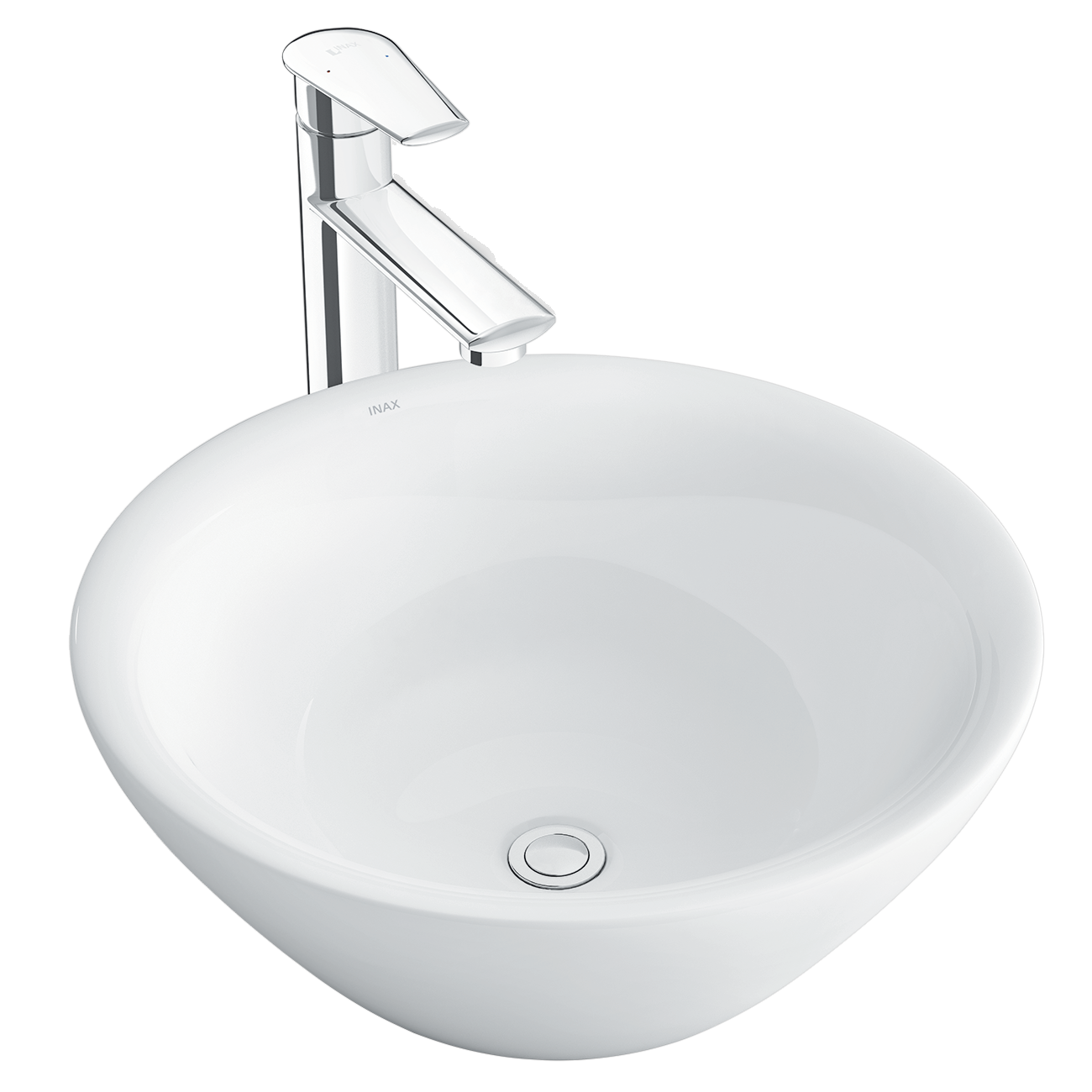 Chậu rửa lavabo đặt bàn INAX AL-445V (AL445V) men Aqua Ceramic AL-445V/BW1